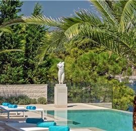 Luxury 6 Bedroom Brac Island Beach Front Villa With Heated Infinity Pool and lift near Sumartin sleeps 12